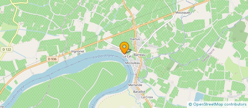 localisation de l'entreprise SA CHATEAU CADET BON à SAINT-EMILION