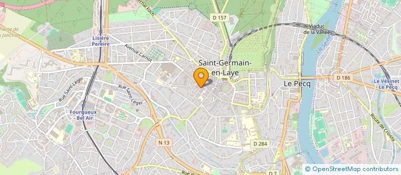 localisation de l'entreprise SA CHAUSSERY'S à SAINT-GERMAIN-EN-LAYE