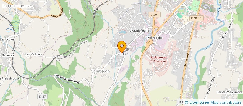 localisation de l'entreprise SA CHELLE ET SA GUIRAMAND à GAP