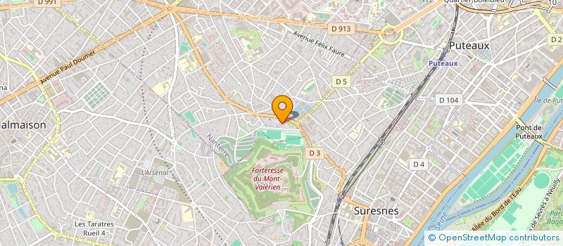 localisation de l'entreprise SA CIE DES EAUX BANLIEUE DE PARIS  NANTERRE