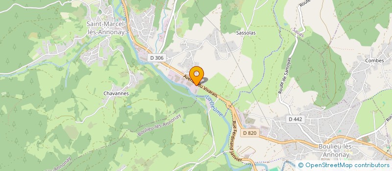 localisation de l'entreprise SA CIRCUIT PLUS à SAINT-MARCEL-LES-ANNONAY
