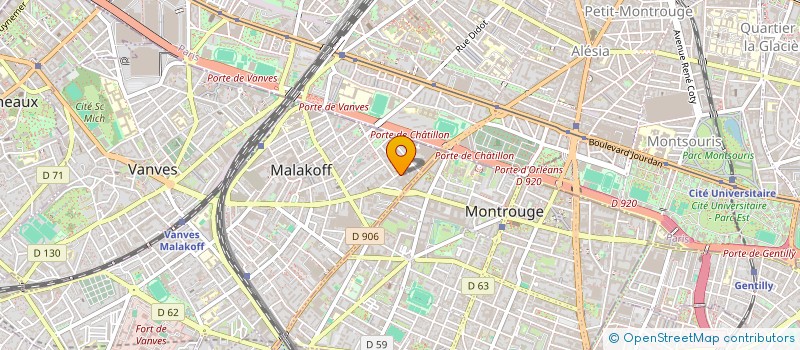 localisation de l'entreprise SA CLACQUESIN à MALAKOFF
