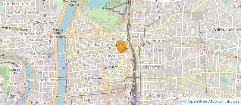 localisation de l'entreprise SA CLASSORGA à LYON