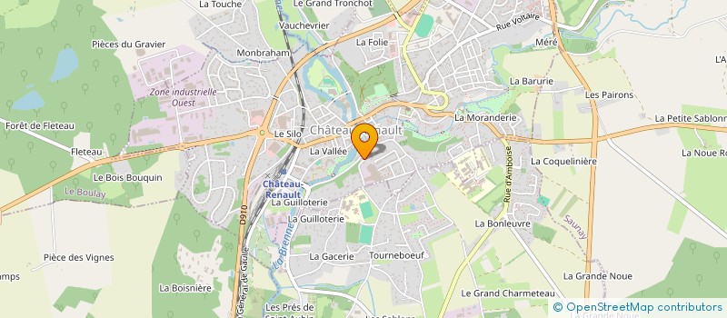 localisation de l'entreprise SA COGIR à CHATEAU-RENAULT