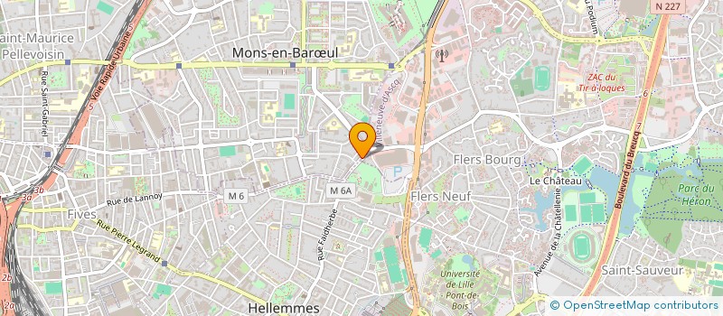 localisation de l'entreprise SA COIFF  MONS-EN-BARUL