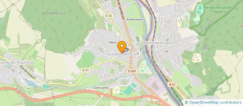 localisation de l'entreprise SA COLMAN BOIS à GROSBLIEDERSTROFF