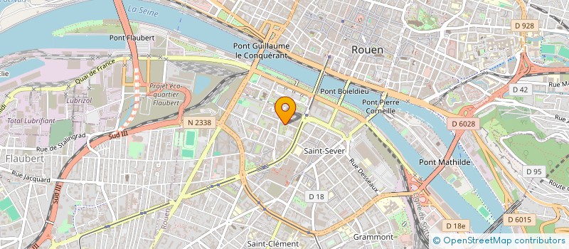 localisation de l'entreprise SA COLOBOLE à ROUEN