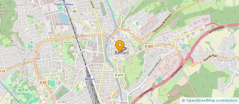 localisation de l'entreprise SA CONCEP ETUDE REALISATION INST PROCEDE à BELFORT