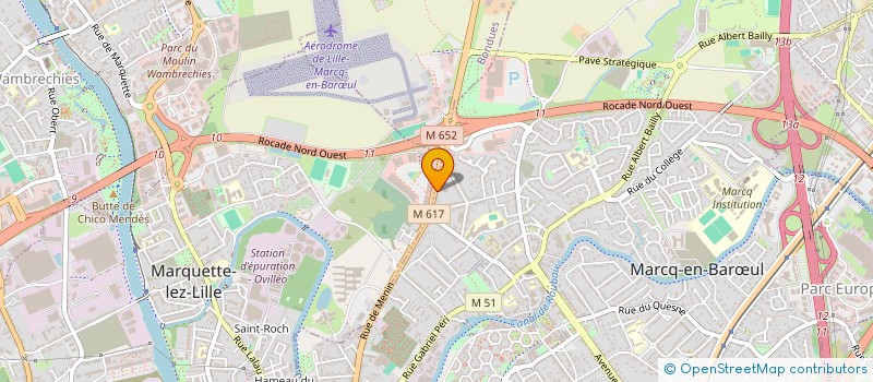 localisation de l'entreprise SA CONCEPT ELEC à MARCQ-EN-BARŒUL