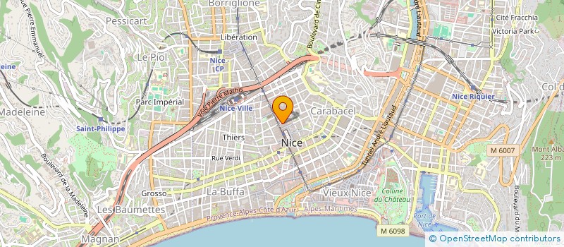 localisation de l'entreprise SA.CONSEIL ET INTERCOMPTA à NICE