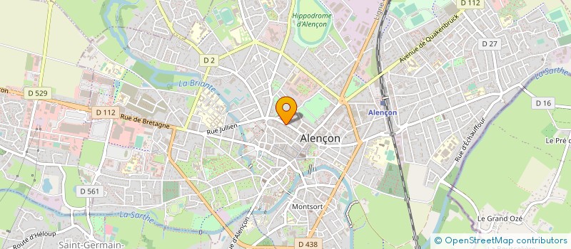 localisation de l'entreprise SA CONSTRUCTION ALENCON ET SA REGION à ALENCON