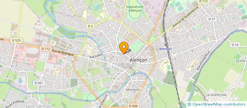 localisation de l'entreprise SA CONSTRUCTION DE L AIGLE ET SA REGION à ALENCON