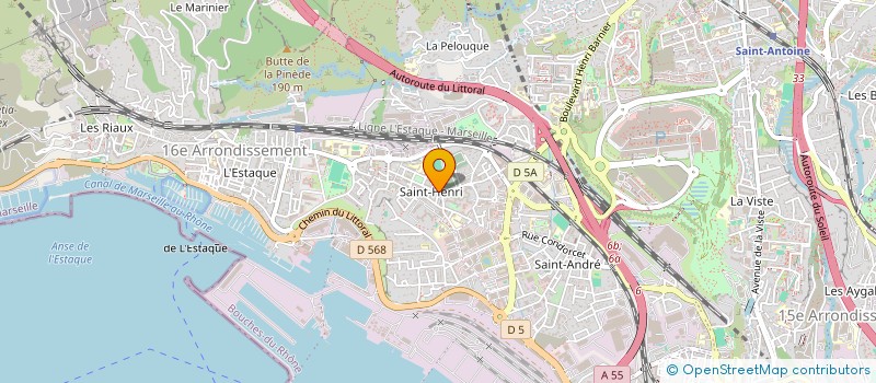 localisation de l'entreprise SA CONSTRUCTIONS à MARSEILLE