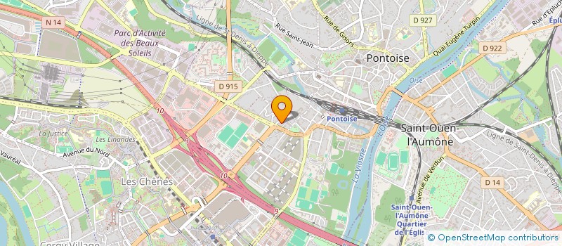 localisation de l'entreprise SA CONSULT  PONTOISE