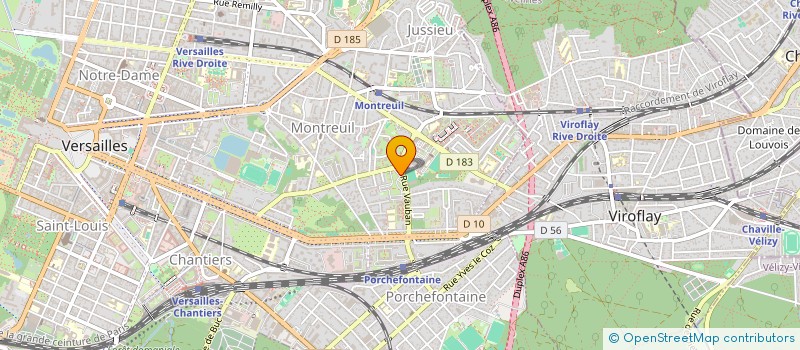 localisation de l'entreprise SA CONSULTING à VERSAILLES