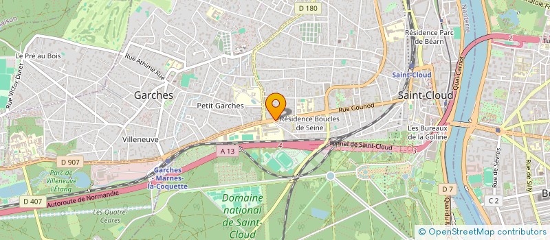 localisation de l'entreprise SA CONSULTING à SAINT CLOUD