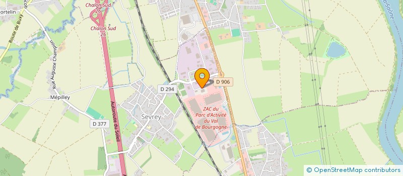 localisation de l'entreprise SA CONTROLE MESURE SYSTEMES à SEVREY