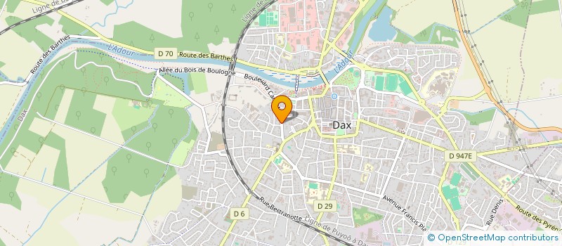 localisation de l'entreprise SA COOPERATIVE SESAME  DAX