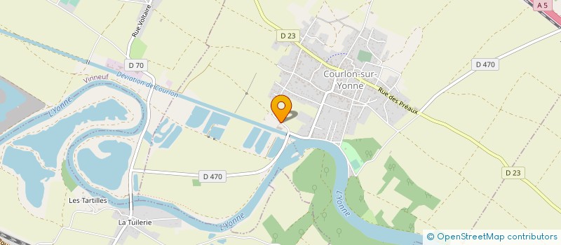 localisation de l'entreprise SA COP LAFOLIE  COURLON-SUR-YONNE
