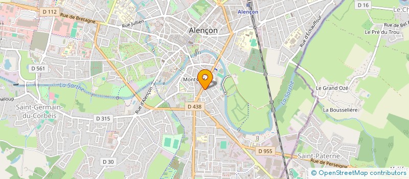 localisation de l'entreprise SA CORBIERE ET VUGAIN à ALENCON