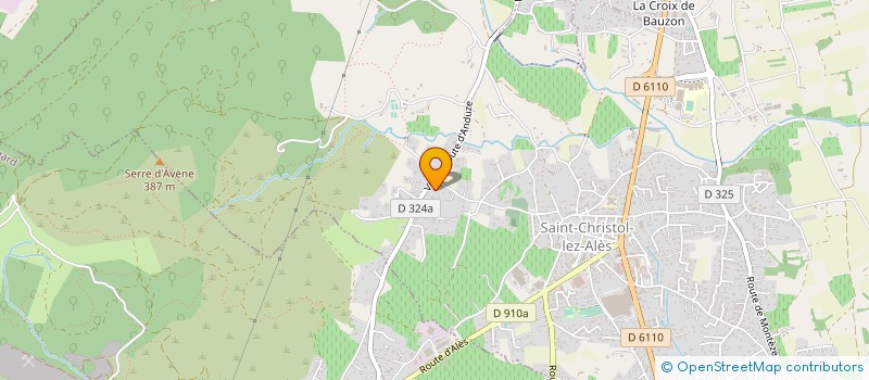 localisation de l'entreprise SA COUDENE MICHEL à SAINT-CHRISTOL-LEZ-ALES