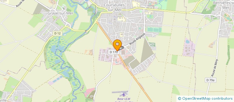 localisation de l'entreprise SA COURSEULLES GARAGE à COURSEULLES-SUR-MER