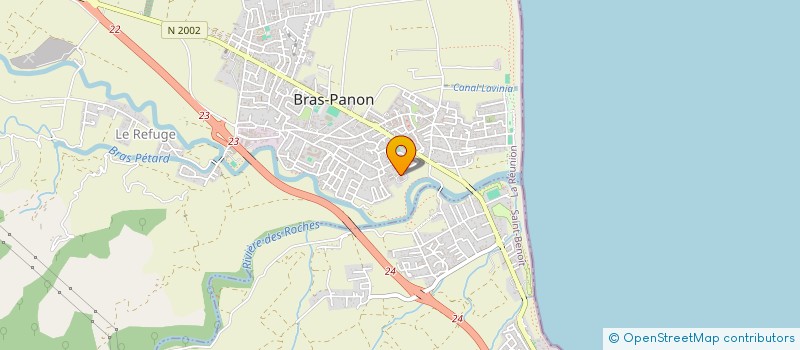 localisation de l'entreprise SA CPC FOODS A-S  BRAS-PANON