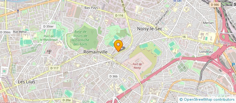 localisation de l'entreprise SA CROMBEZ à NOISY-LE-SEC