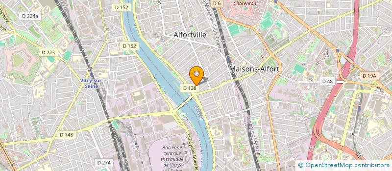 localisation de l'entreprise SA CTA à ALFORTVILLE