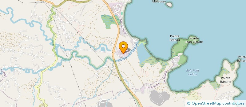 localisation de l'entreprise SA D'ECONOMIE MIXTE DE PRODUCTION SUCRIERE ET RHUMIERE DE LA MARTINIQUE  LA TRINITE