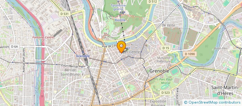 localisation de l'entreprise SA D ETUDES ET DE GESTION ET DE PARTICIPATIONS -ETS BOUCHAYER ET VIALLET à GRENOBLE