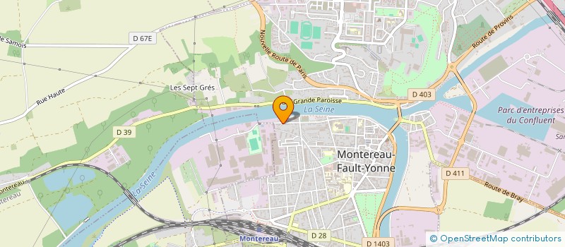 localisation de l'entreprise SA D'EXPLOITATION DES TRANSPORTS HENRY à MONTEREAU-FAULT-YONNE