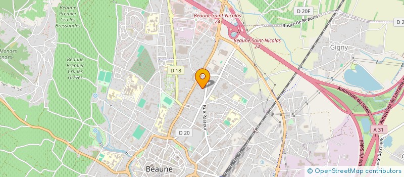 localisation de l'entreprise SA DA FONSECA COMMUNICATION à BEAUNE