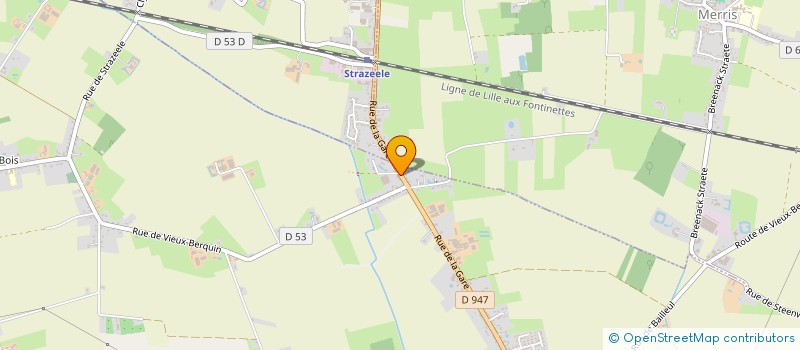 localisation de l'entreprise SA DANCOISNE & FILS  VIEUX-BERQUIN