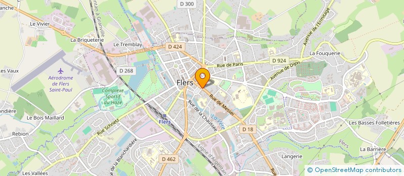 localisation de l'entreprise SA DANFLOUS DEMEURES DE PROVINCE à FLERS