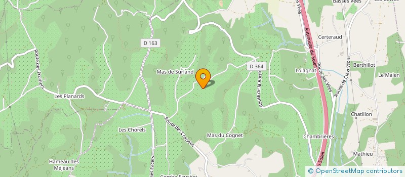 localisation de l'entreprise SA DAUPHIN ETUDES AMENAGEMENTS FONCIERS à LA ROCHE-DE-GLUN