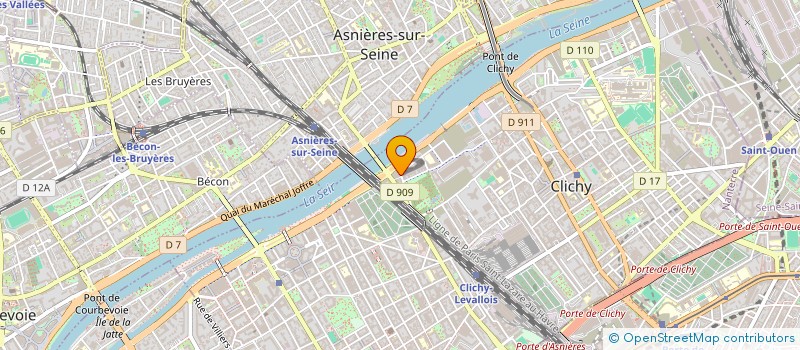 localisation de l'entreprise SA DE DIFFUSION AUTOMOBILE à CLICHY