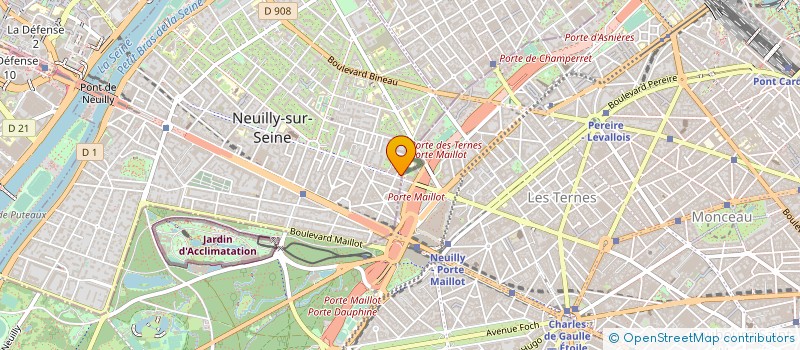 localisation de l'entreprise SA DE L'INSTIT NOTRE-DAME DE STE-CROIX à NEUILLY-SUR-SEINE