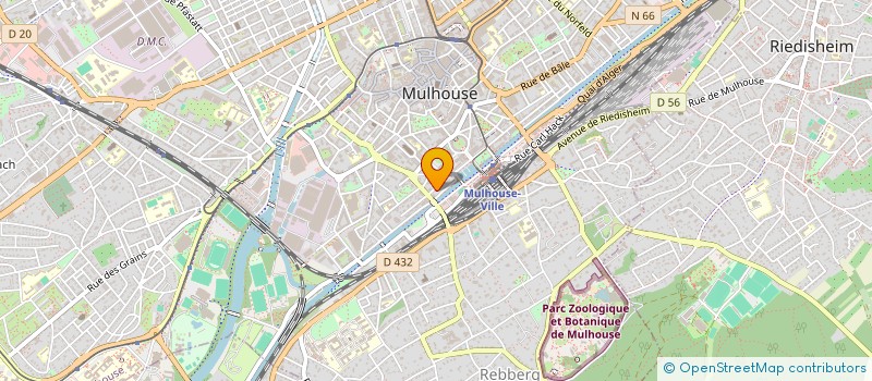 localisation de l'entreprise SA DE VENTE ET DE VOLAILLES ET DE VIANDE à MULHOUSE