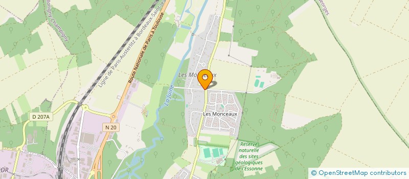 localisation de l'entreprise SA DE VILLEMARTIN  MORIGNY-CHAMPIGNY