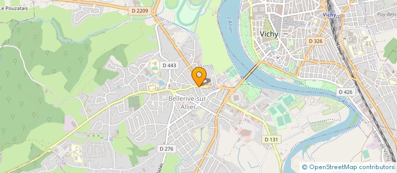 localisation de l'entreprise SA DES ETABLISSEMENTS DAUVILLAIRE à BELLERIVE-SUR-ALLIER
