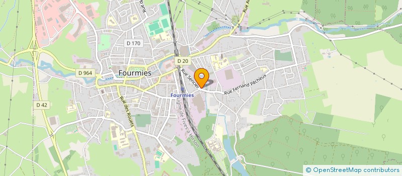 localisation de l'entreprise SA DES ETANGS à FOURMIES