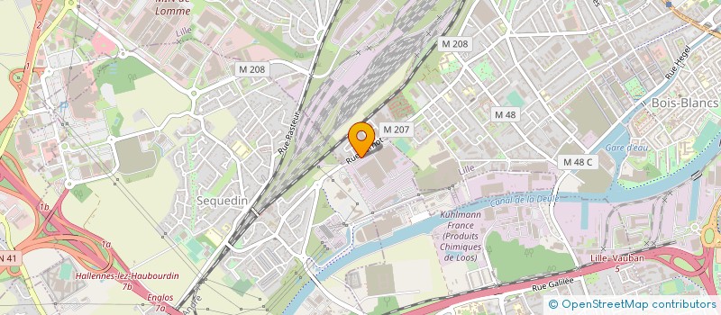 localisation de l'entreprise SA DES ETS LEPORCQ GERARD ET FILS à LA CHAPELLE-D'ARMENTIERES