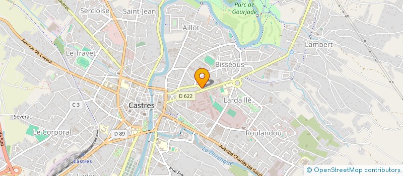 localisation de l'entreprise SA DES ETS LUCIEN MONTAGNE ET FILS à CASTRES