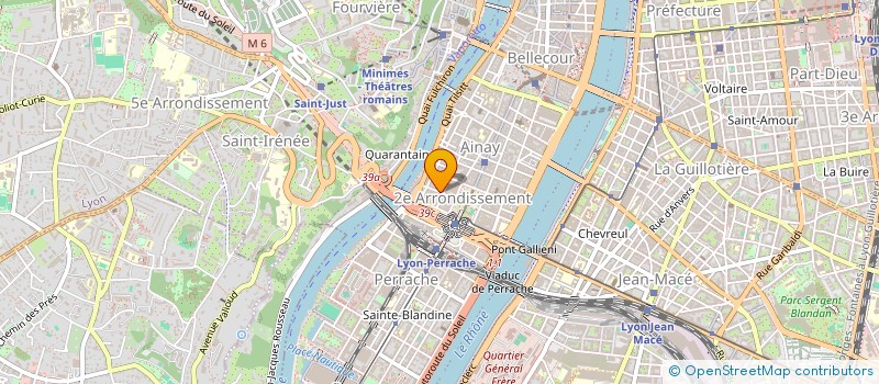 localisation de l'entreprise SA DES ETS RENE DUFOUR à LYON