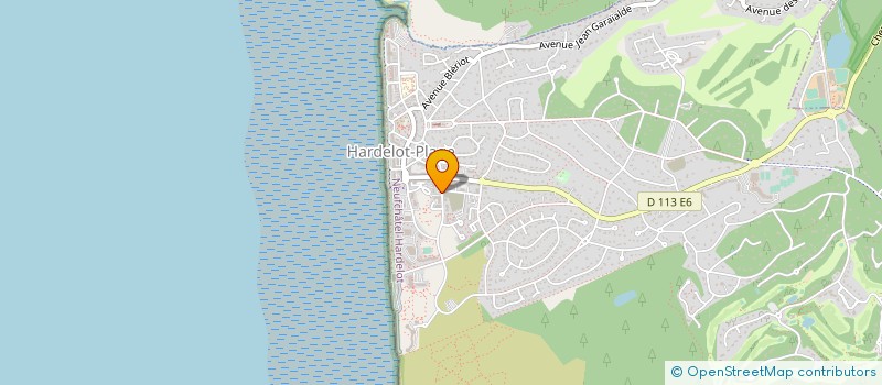 localisation de l'entreprise SA DES GOLFS D'HARDELOT  NEUFCHATEL-HARDELOT