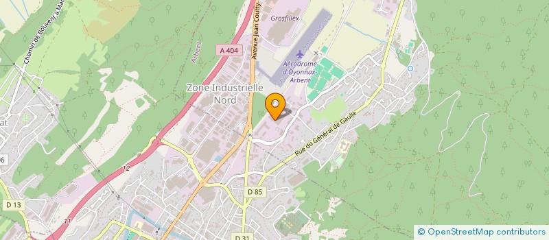 localisation de l'entreprise SA DES TRANSPORTS DAUSSANT à ARBENT