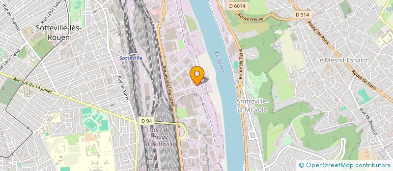 localisation de l'entreprise SA DESBOIS  SOTTEVILLE-LES-ROUEN