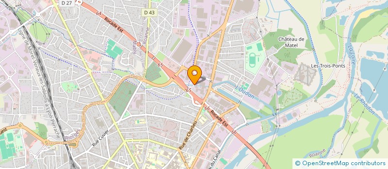 localisation de l'entreprise SA DESPIERRES à ROANNE