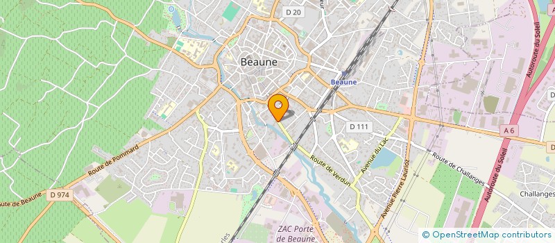 localisation de l'entreprise SA DEVELOPPEMENT à BEAUNE